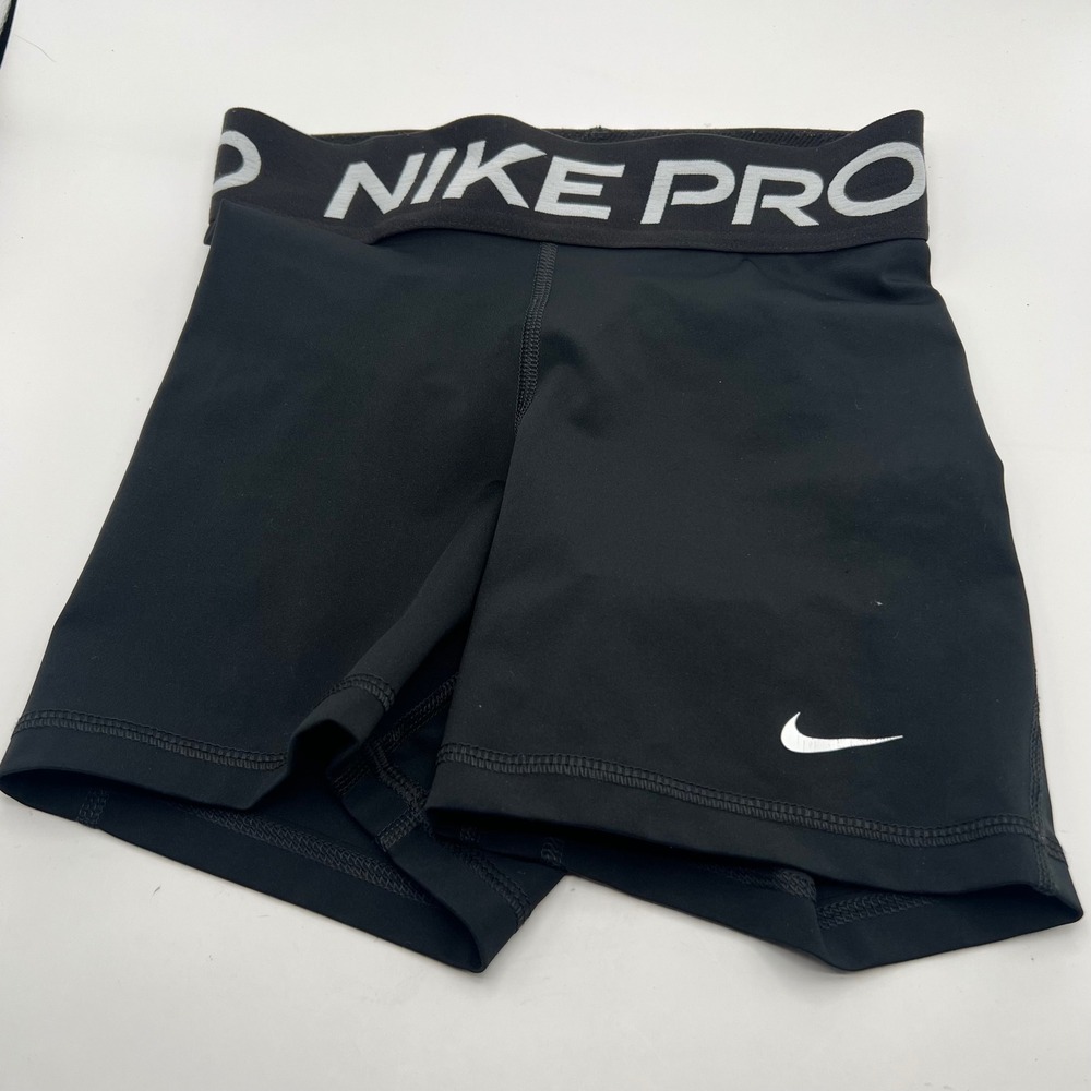 Nike Pro Womens 3 Inch Training Shorts Black CZ9831-010 XS volleyball Running